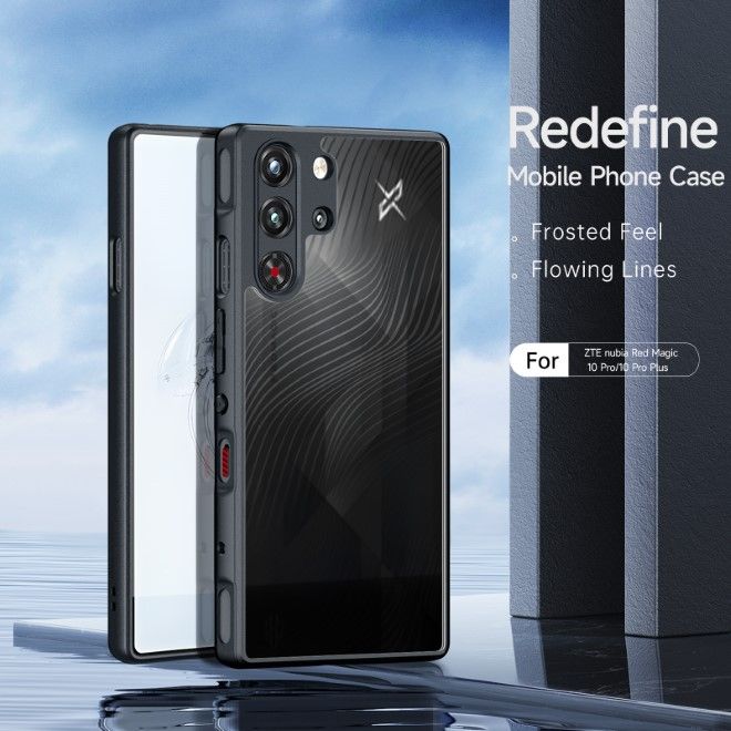 Dux Ducis - ZTE nubia Red Magic 10 Pro / 10 Pro+ Hülle - Hardcase - Aimo Series - schwarz