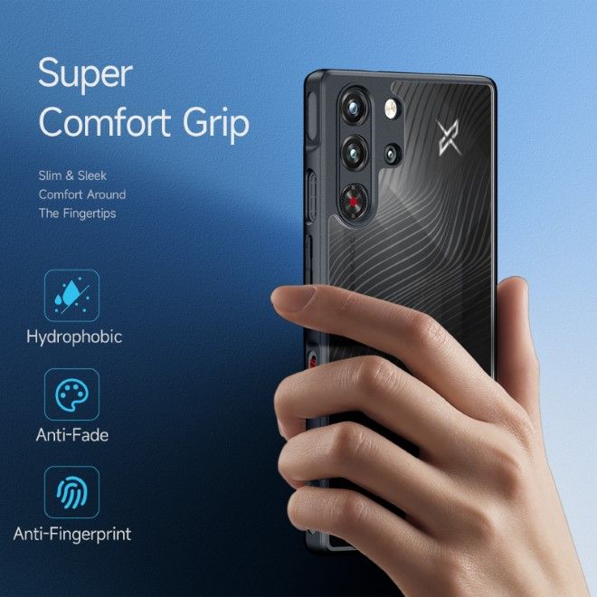 Dux Ducis - ZTE nubia Red Magic 10 Pro / 10 Pro+ Hülle - Hardcase - Aimo Series - schwarz