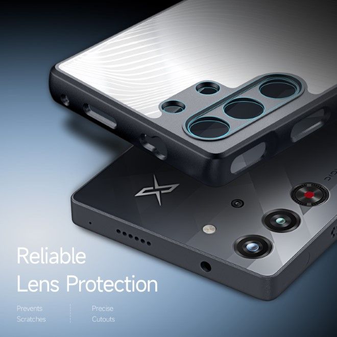 Dux Ducis - ZTE nubia Red Magic 10 Pro / 10 Pro+ Hülle - Hardcase - Aimo Series - schwarz