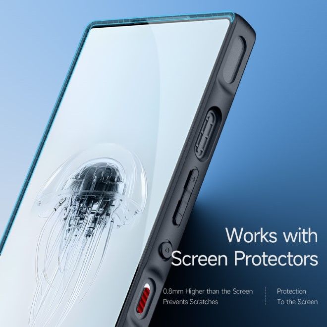 Dux Ducis - ZTE nubia Red Magic 10 Pro / 10 Pro+ Hülle - Hardcase - Aimo Series - schwarz