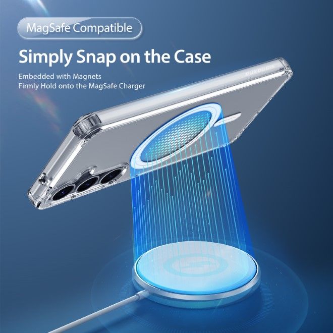 Dux Ducis - Samsung Galaxy S25 Hülle - Hardcase - Clin Mag Series - transparent