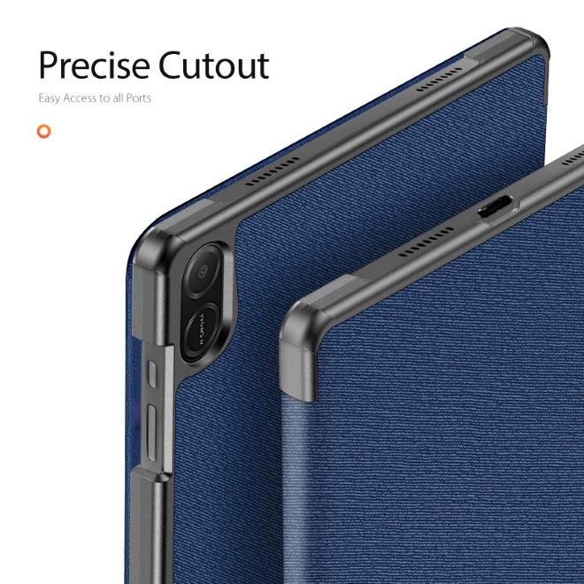 Dux Ducis - Honor Pad X8a 11 Hülle - Leder Smart Flip Case - Domo Series - blau