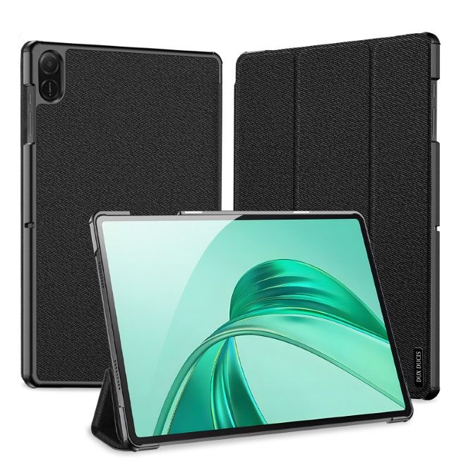 Dux Ducis - Honor Pad X8a 11 Hülle - Leder Smart Flip Case - Domo Series - schwarz