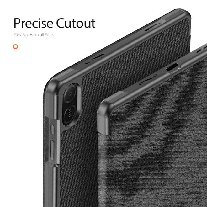 Dux Ducis - Honor Pad X8a 11 Hülle - Leder Smart Flip Case - Domo Series - schwarz