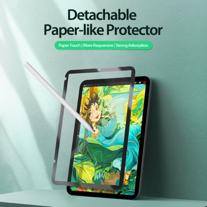 Dux Ducis - iPad mini 7 (2024) / mini 6 (2021) Schutzfolie - Paperlike Film - Naad Series - transparent
