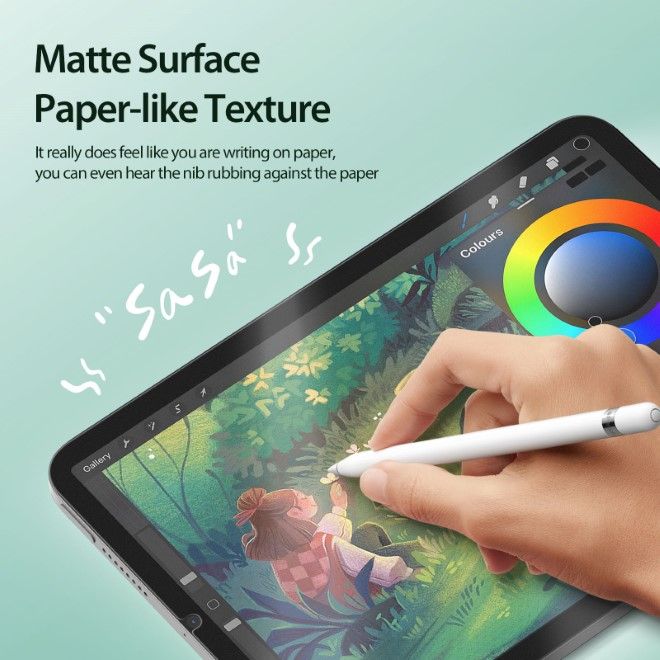 Dux Ducis - iPad mini 7 (2024) / mini 6 (2021) Schutzfolie - Paperlike Film - Naad Series - transparent