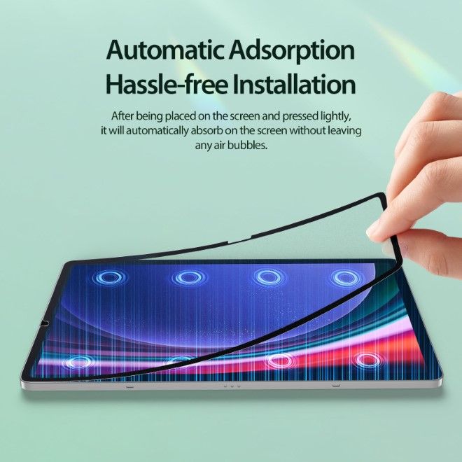 Dux Ducis - Samsung Galaxy Tab S10+ / S9+ / S9 FE+ / S8+ / S7 FE+ / S7+ Schutzfolie - Paperlike Film - Naad Series - transparent