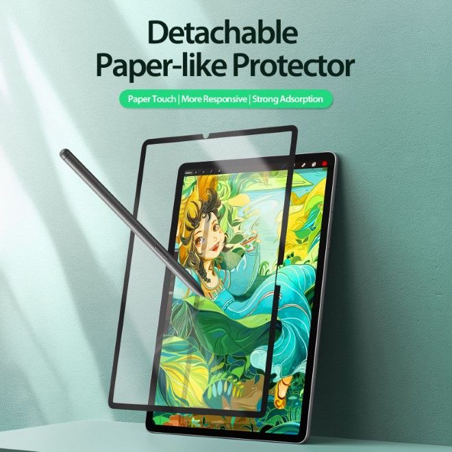 Dux Ducis - Samsung Galaxy Tab S9 / S9 FE / S8 / S7 Schutzfolie - Paperlike Film - Naad Series - transparent