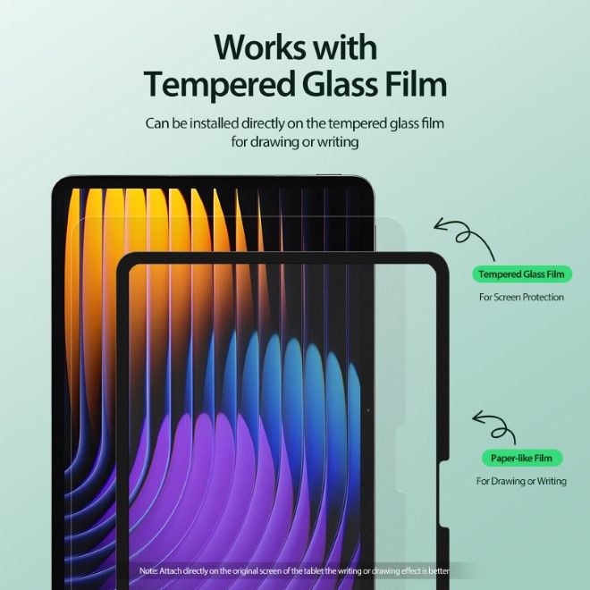 Dux Ducis - Xiaomi Pad 7 / 7 Pro Schutzfolie - Paperlike Film - Naad Series - transparent