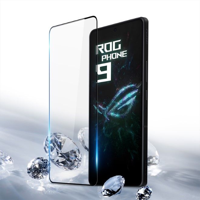 Dux Ducis - Asus ROG Phone 9 / 9 Pro Schutzglas - aus gehärtetem Glas - 10D - schwarz