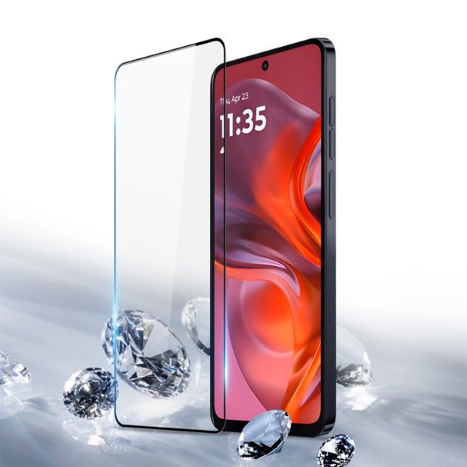 Dux Ducis - Motorola Moto G05 Schutzglas - aus gehärtetem Glas - 10D - schwarz