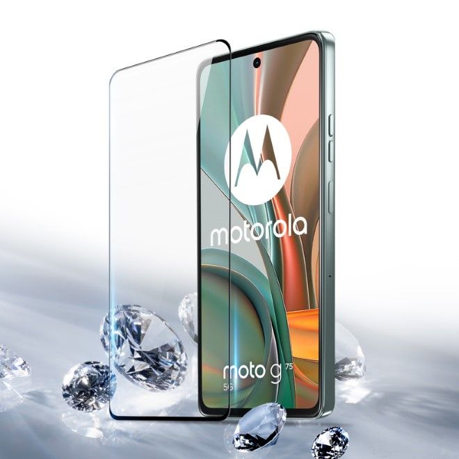 Dux Ducis - Motorola Moto G75 Schutzglas - aus gehärtetem Glas - 10D - schwarz