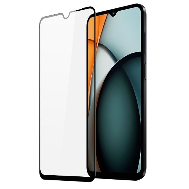 Dux Ducis - Xiaomi Redmi A3 Pro Schutzglas - aus gehärtetem Glas - 9D - schwarz