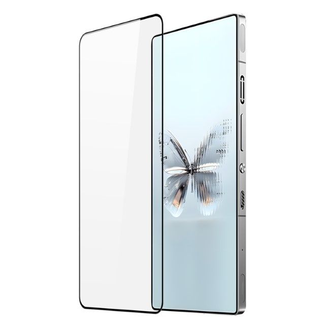 Dux Ducis - ZTE nubia Red Magic 10 Pro / 10 Pro+ Schutzglas - aus gehärtetem Glas - 9D - schwarz