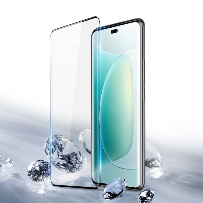 Dux Ducis - Honor 300 Pro / 300 Ultra Schutzglas - aus gehärtetem Glas - Curved - schwarz