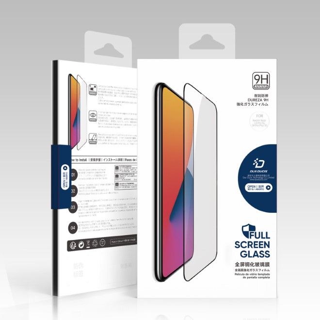 Dux Ducis - Xiaomi Redmi Note 14 Pro 5G / 14 Pro+ 5G Schutzglas - aus gehärtetem Glas - Curved - schwarz