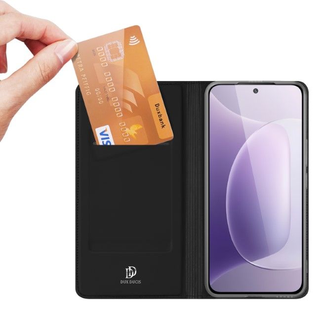 Dux Ducis - Honor 300 Hülle - Handy Bookcover - Skin Pro Series - schwarz
