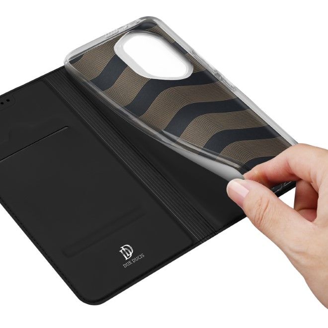Dux Ducis - Honor 300 Hülle - Handy Bookcover - Skin Pro Series - schwarz