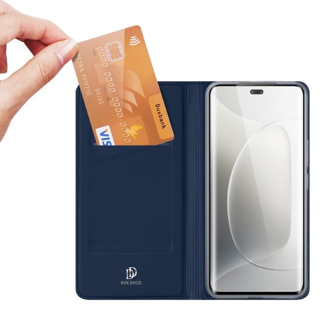 Dux Ducis - Honor 300 Pro / 300 Ultra Hülle - Handy Bookcover - Skin Pro Series - blau
