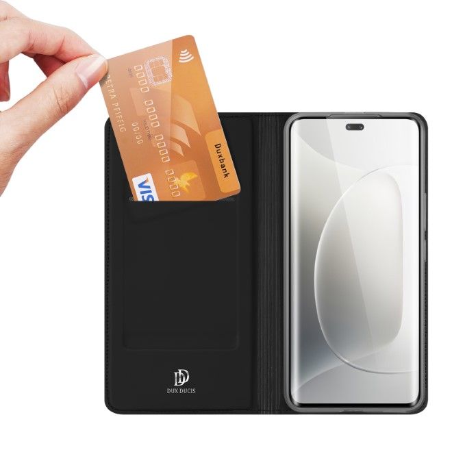 Dux Ducis - Honor 300 Pro / 300 Ultra Hülle - Handy Bookcover - Skin Pro Series - schwarz
