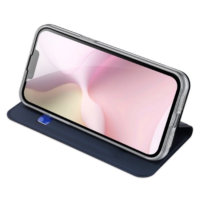 Dux Ducis - iPhone 16e Hülle - Handy Bookcover - Skin Pro Series - blau