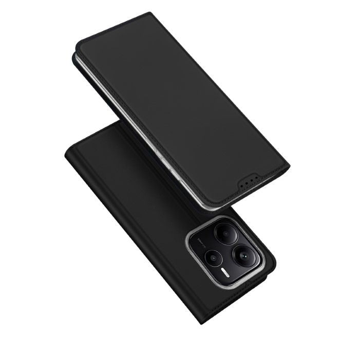 Dux Ducis - Xiaomi Redmi Note 14 5G Hülle - Handy Bookcover - Skin Pro Series - schwarz