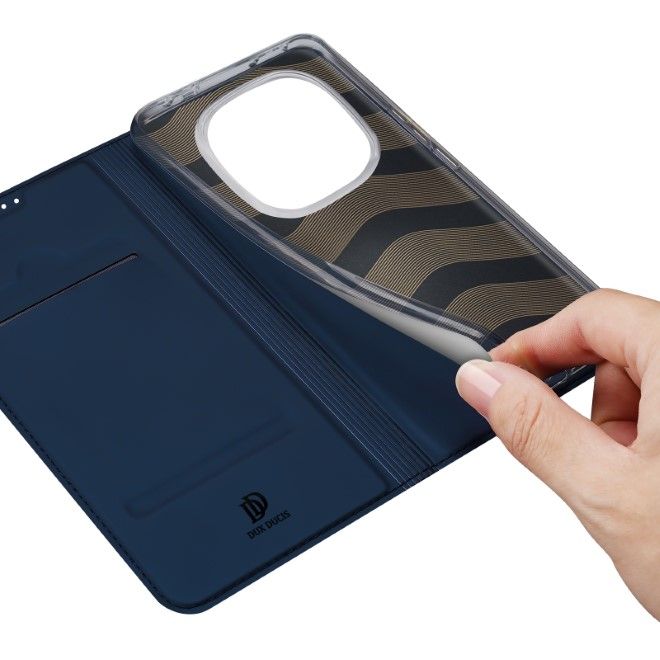 Dux Ducis - Xiaomi Redmi Note 14 Pro 5G Hülle - Handy Bookcover - Skin Pro Series - blau