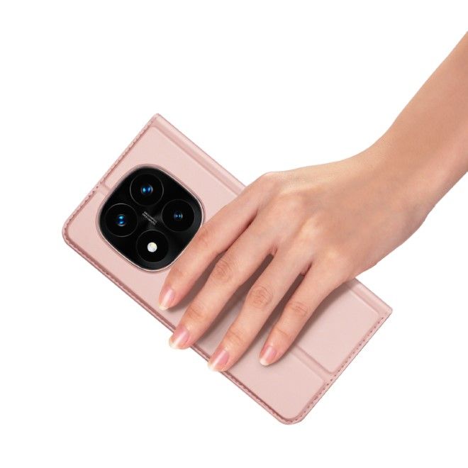 Dux Ducis - Xiaomi Redmi Note 14 Pro+ 5G Hülle - Handy Bookcover - Skin Pro Series - rosa