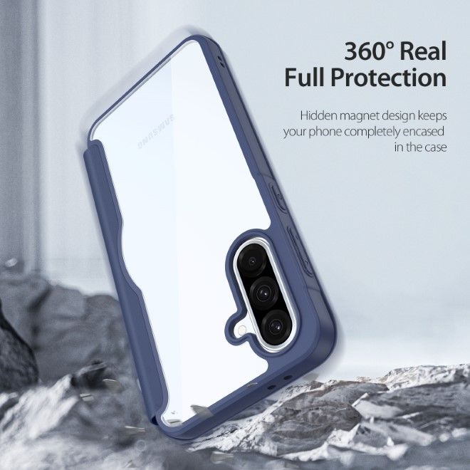 Dux Ducis - Samsung Galaxy A36 5G / A56 5G Hülle - Leder Bookcover mit Standfunktion - Skin X Pro Series - blau