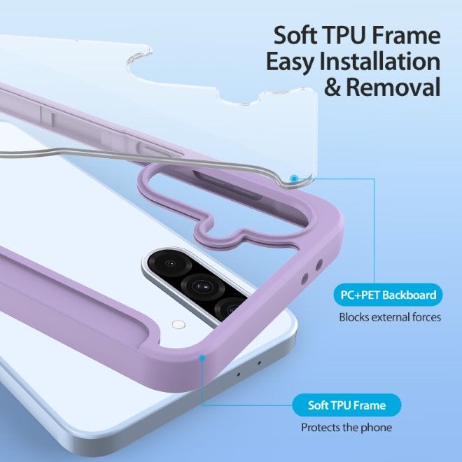 Dux Ducis - Samsung Galaxy A36 5G / A56 5G Hülle - Leder Bookcover mit Standfunktion - Skin X Pro Series - purpur