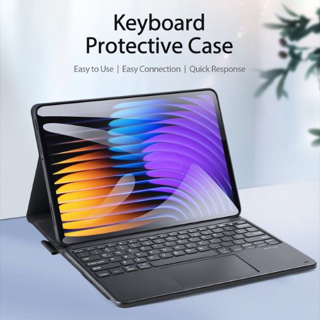 Dux Ducis - Xiaomi Pad 7 / 7 Pro Tastatur Hülle - Keyboard Case - TK Series - schwarz