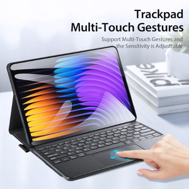 Dux Ducis - Xiaomi Pad 7 / 7 Pro Tastatur Hülle - Keyboard Case - TK Series - schwarz