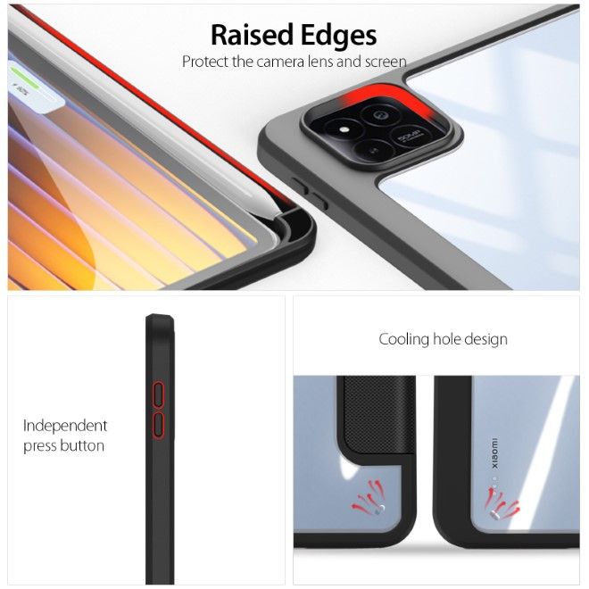 Dux Ducis - Xiaomi Pad 7 / 7 Pro Hülle - Leder Bookcover - Toby Series - schwarz