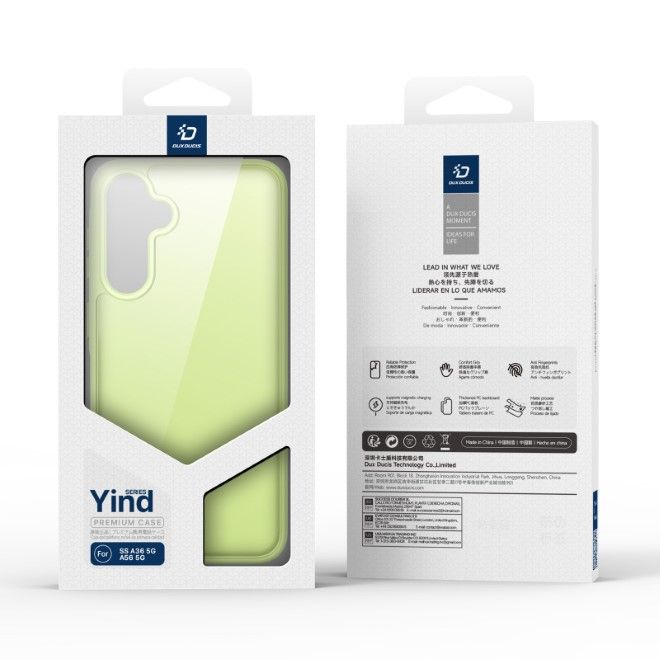 Dux Ducis - Samsung Galaxy A36 5G / A56 5G Hülle - TPU und PC Hardcase - Yind Series - lime