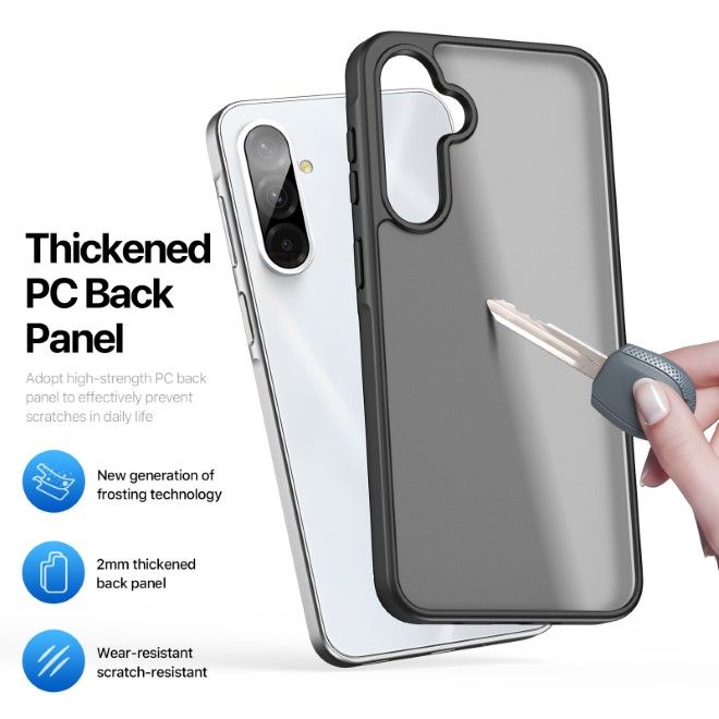 Dux Ducis - Samsung Galaxy A36 5G / A56 5G Hülle - TPU und PC Hardcase - Yind Series - schwarz