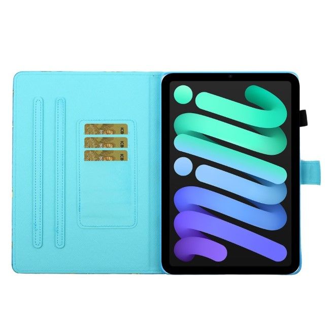 iPad mini 7 (2024) / mini 6 (2021) Tablet Case - Leather Case - Owl