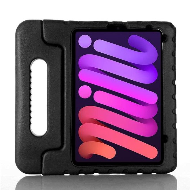 iPad mini 7 (2024) / mini 6 (2021) Schockresistente EVA Plastik Schaum Tablet Hülle - schwarz