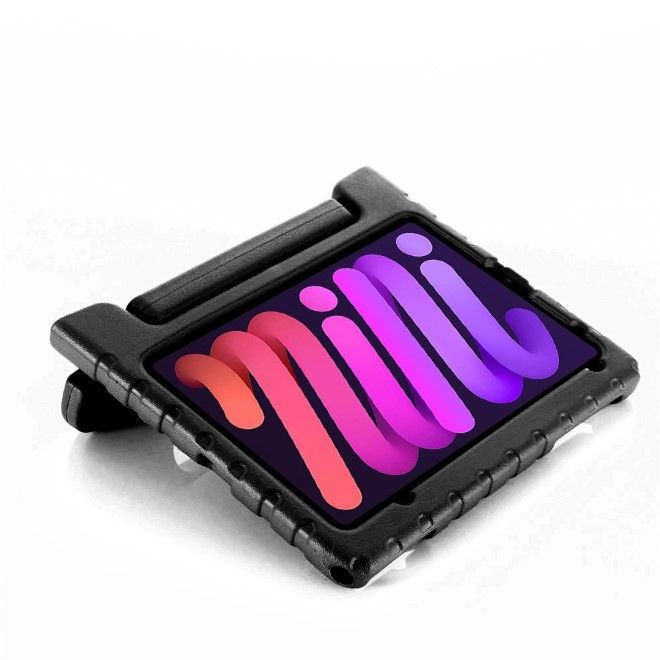 iPad mini 7 (2024) / mini 6 (2021) Schockresistente EVA Plastik Schaum Tablet Hülle - schwarz