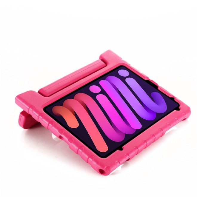iPad mini 7 (2024) / mini 6 (2021) Schockresistente EVA Plastik Schaum Tablet Hülle - rot