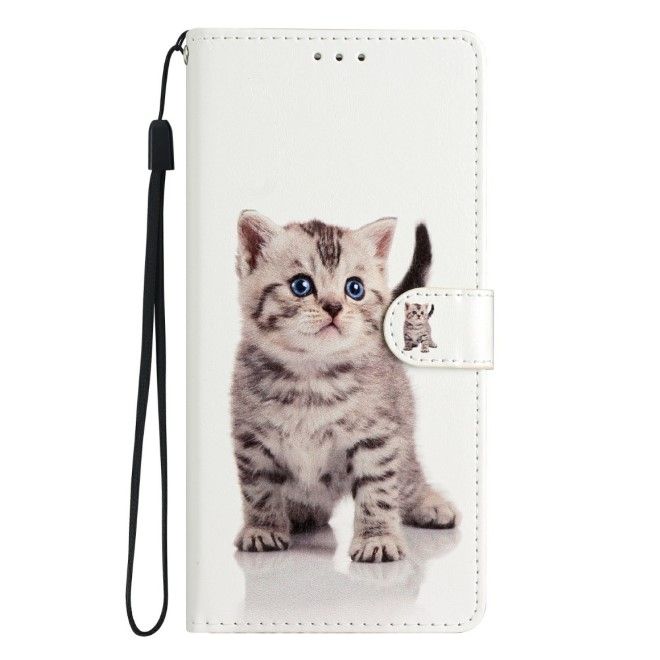 Samsung Galaxy S25 Ultra Handy Hülle - Leder Bookcover Image Series - Katze