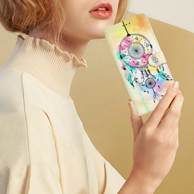 Samsung Galaxy S25+ Handy Hülle - Leder Bookcover Image Series - Traumfänger