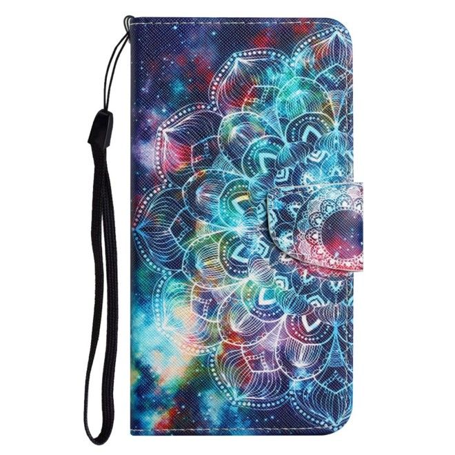 Samsung Galaxy S25 Ultra Handy Hülle - Leder Bookcover Image Series - Galaxy Mandala