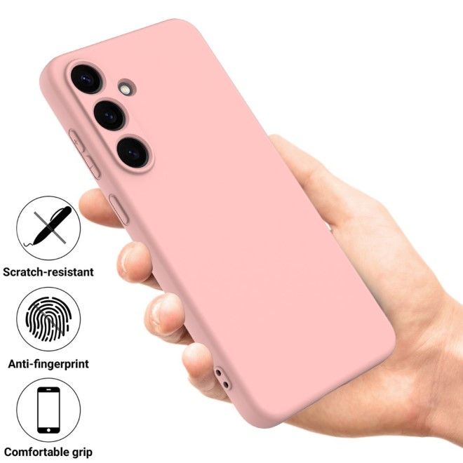 Samsung Galaxy S25 Handy Hülle - Softcase - Liquid Silicone Series - pink