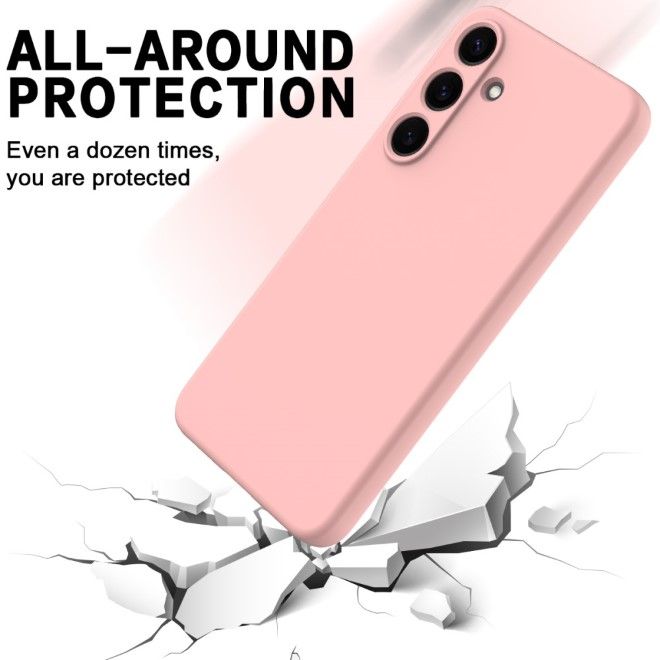 Samsung Galaxy S25 Handy Hülle - Softcase - Liquid Silicone Series - pink