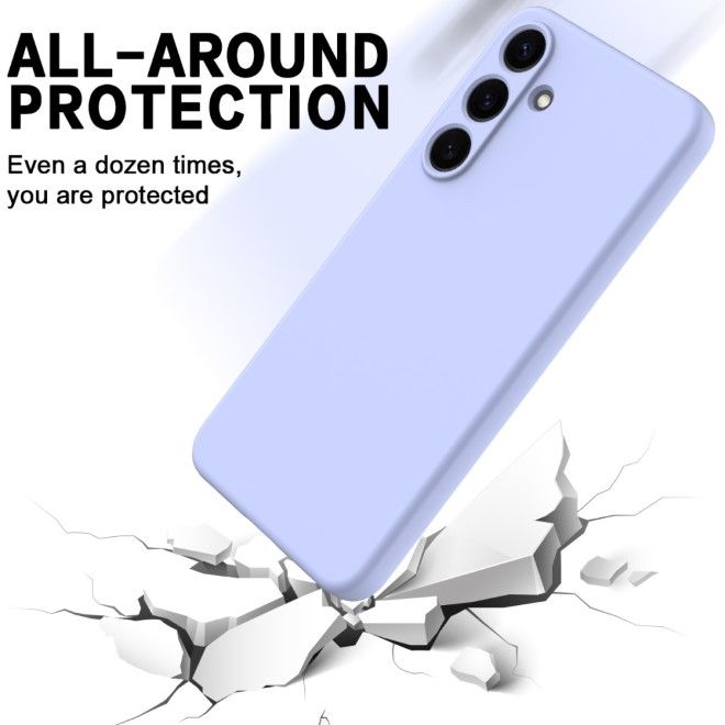 Samsung Galaxy S25 Handy Hülle - Softcase - Liquid Silicone Series - purpur