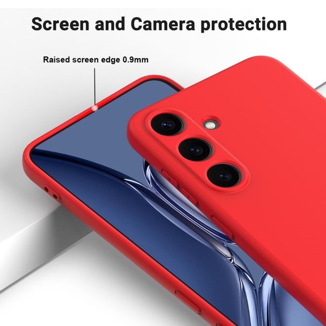 Samsung Galaxy S25+ Handy Hülle - Softcase - Liquid Silicone Series - rot