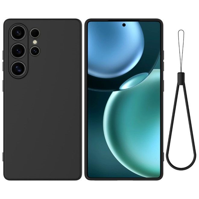 Samsung Galaxy S25 Ultra Handy Hülle - Softcase - Liquid Silicone Series - schwarz