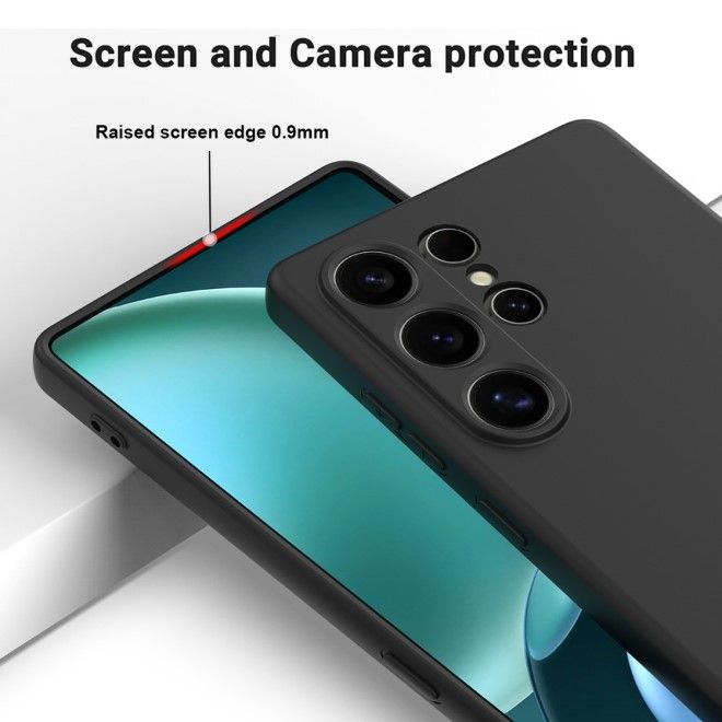 Samsung Galaxy S25 Ultra Handy Hülle - Softcase - Liquid Silicone Series - schwarz