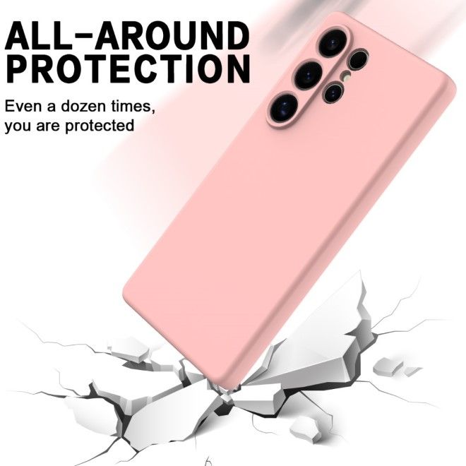Samsung Galaxy S25 Ultra Handy Hülle - Softcase - Liquid Silicone Series - pink