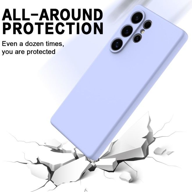 Samsung Galaxy S25 Ultra Handy Hülle - Softcase - Liquid Silicone Series - purpur